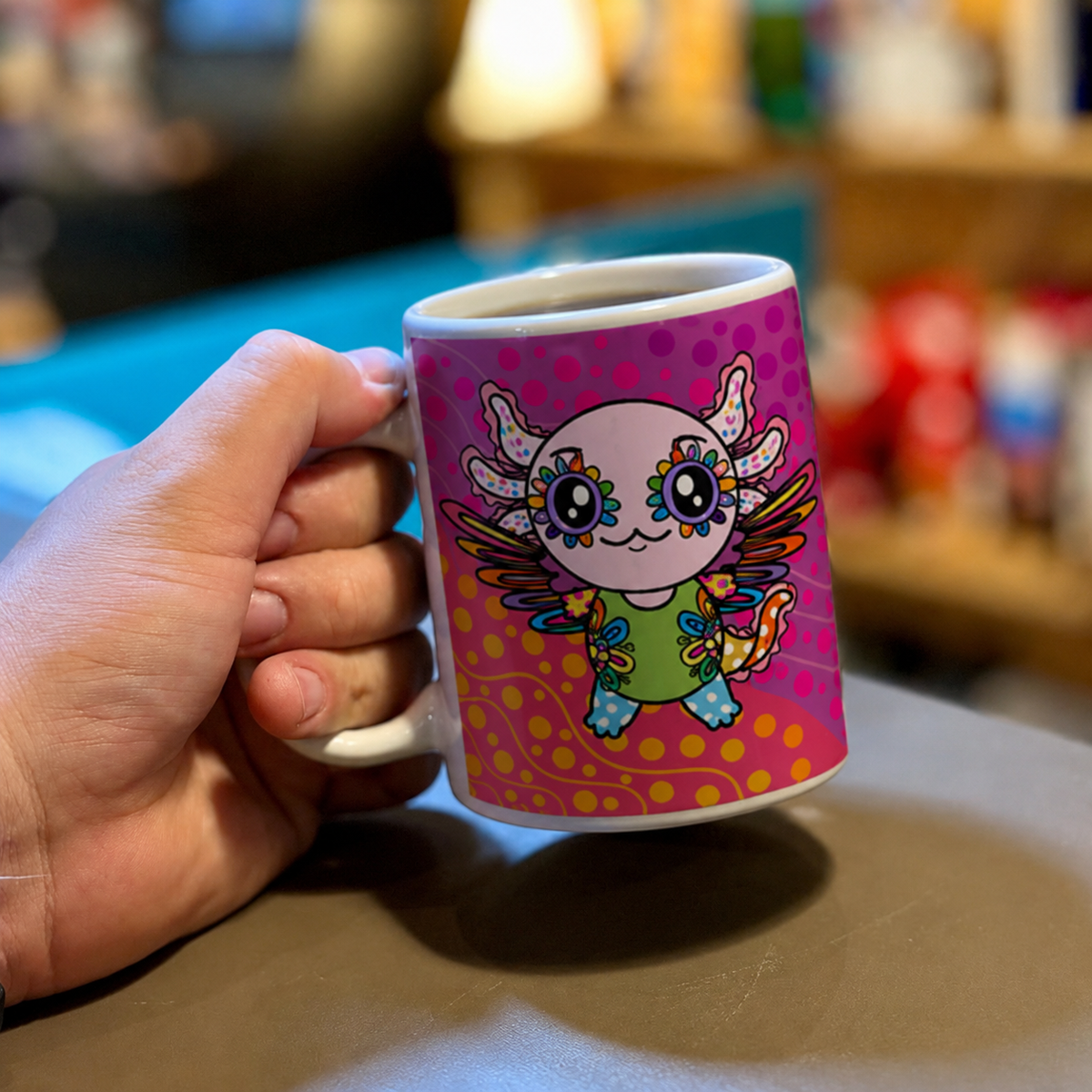 Taza Axolotzin Alebrije 2