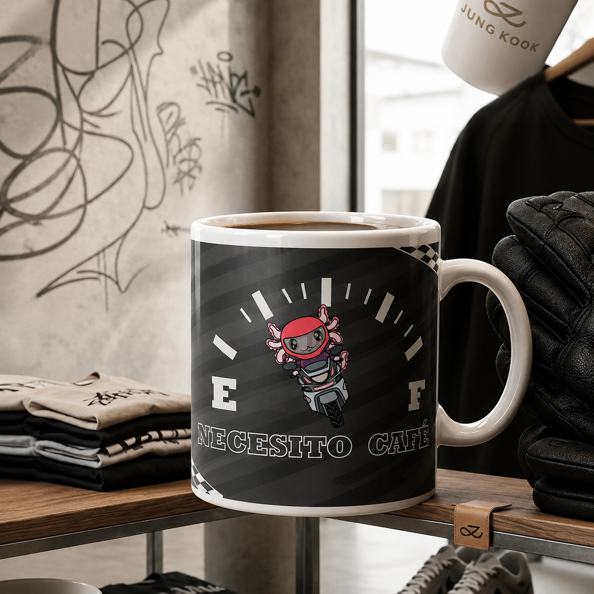 Taza Vers 2 Axolotzin Motoneta Ajolote