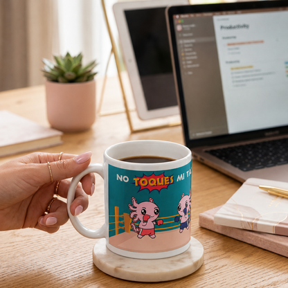 Taza Vers 2 Axolotzin Boxeador Ajolote