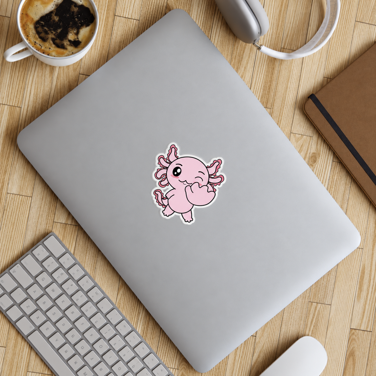 Sticker Axoloteria La Mano Ajolote