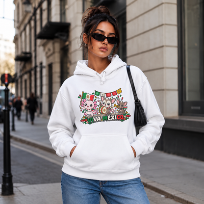 Hoodie Ajolotito Fiesta Mex Unisex