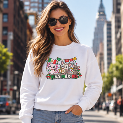 Sudadera Ajolotito Fiesta Mex Unisex
