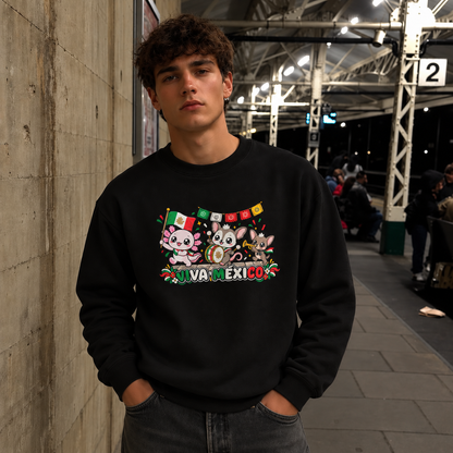 Sudadera Ajolotito Fiesta Mex Unisex