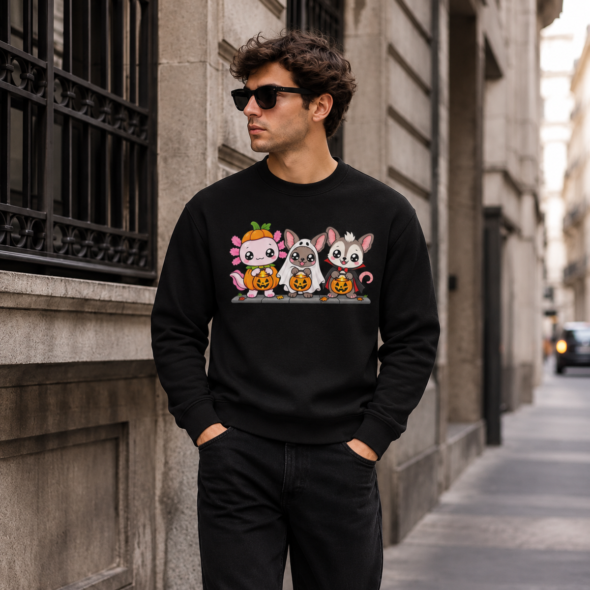 Sudadera Ajolotito Calaverita Unisex
