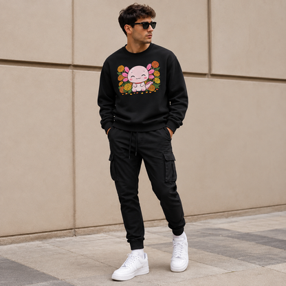 Sudadera Ajolotito Cempasúchil Unisex