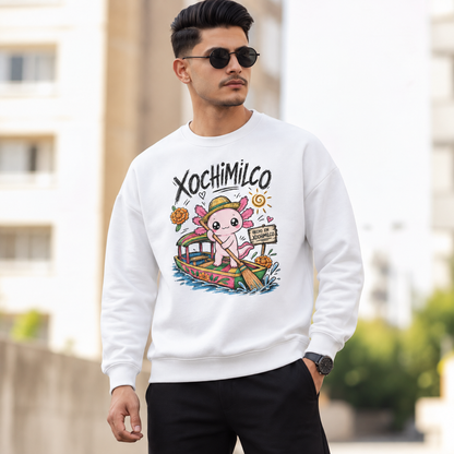 Sudadera Ajolotito Xochimilco Unisex