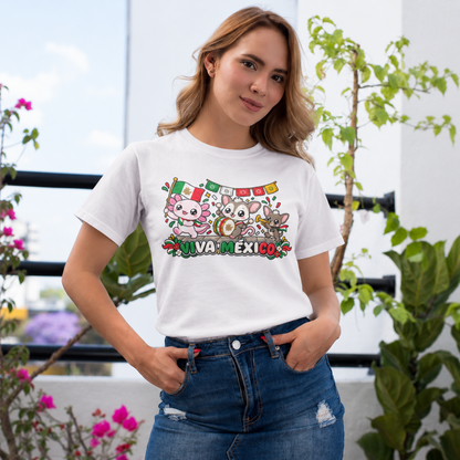 Playera Ajolotito Fiesta Mex