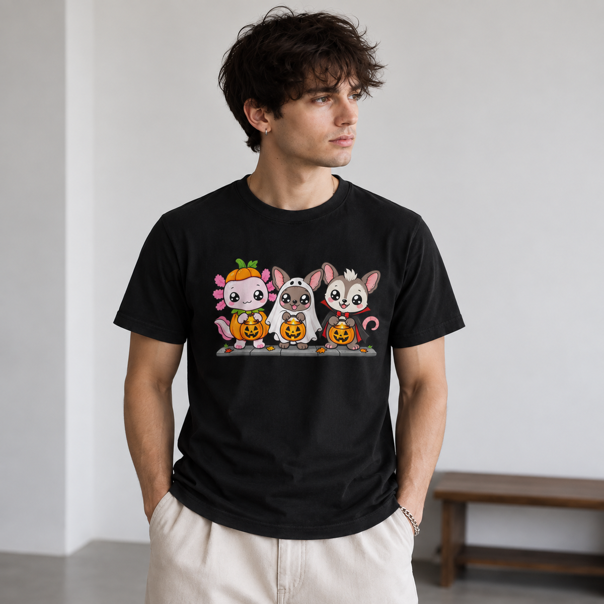 Playera Ajolotito Calaverita