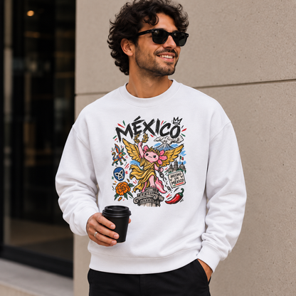 Sudadera Ajolotito Angel Unisex