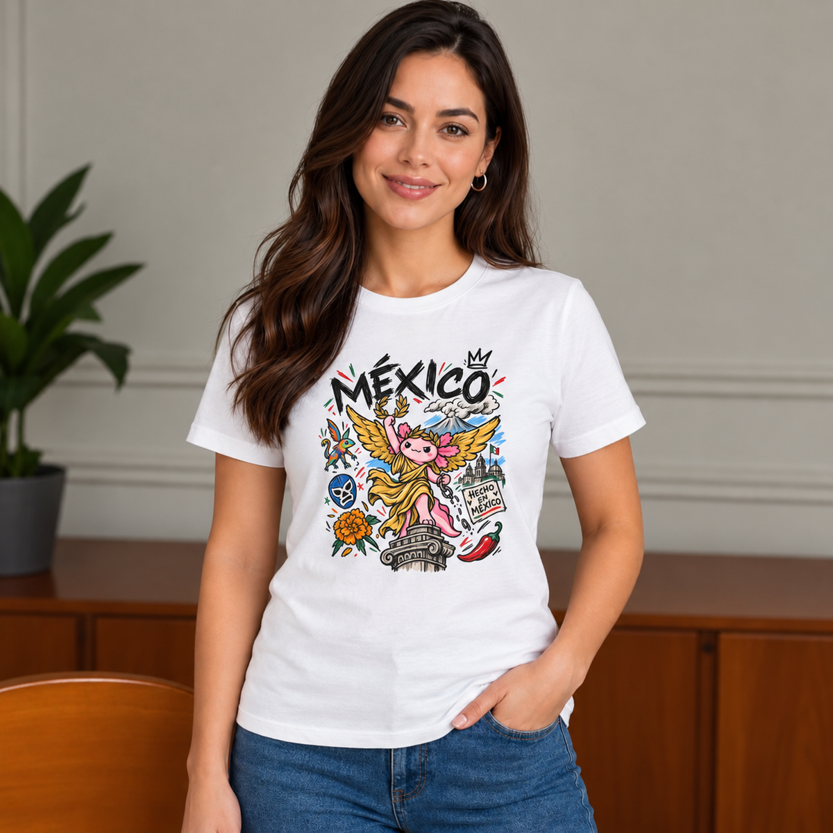 Playera Ajolotito Angel