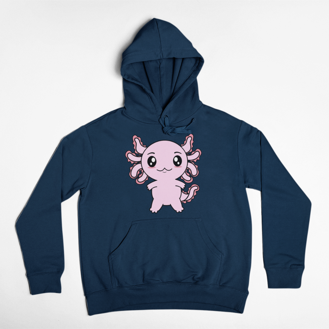 Hoodie Axolotzin Ajolote Unisex