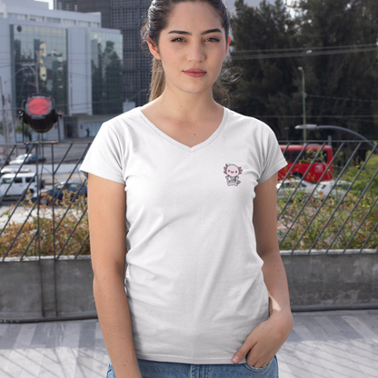 Playera "V" Ajolote Doctor Xo The Monster