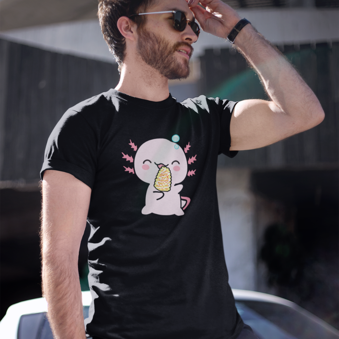 Playera Ajolote Comiendo Elote Con Chile Xo The Monster