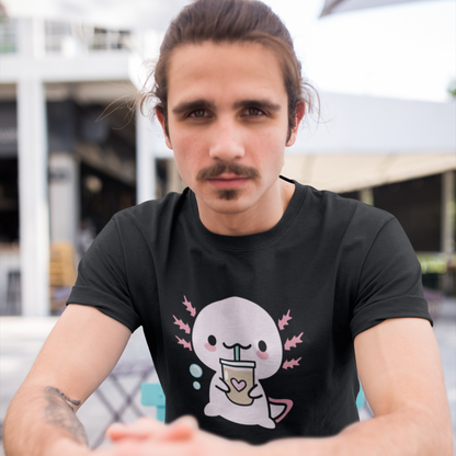 Playera Ajolote Bebiendo Xo The Monster