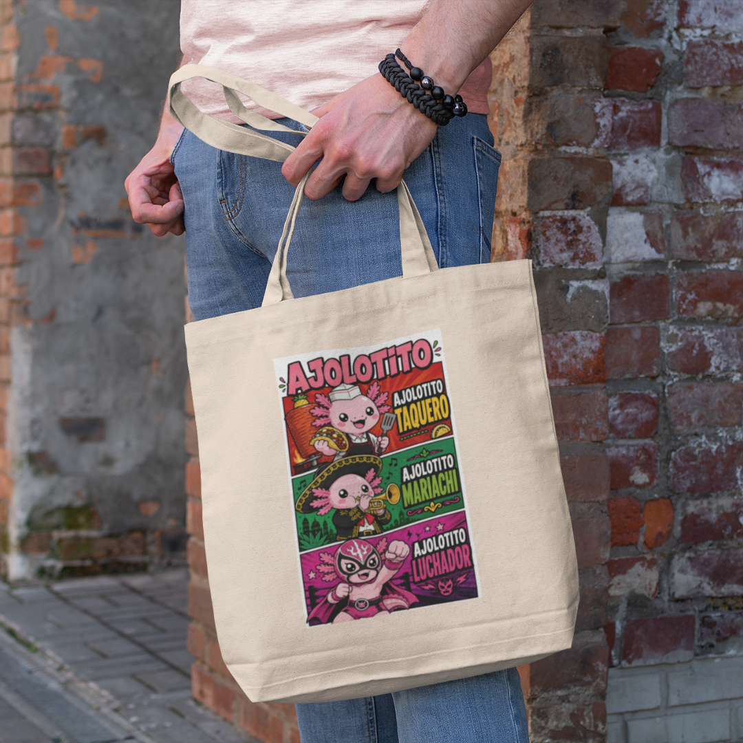Bolsa Ajolotito Personajes