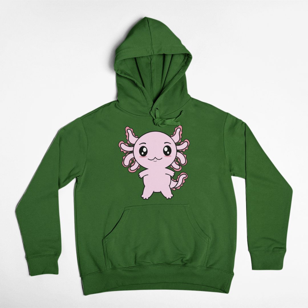 Hoodie Axolotzin Ajolote Unisex