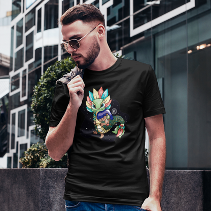 Playera Ajolotito Niña Y Quetzalcoatl Mirari Chan