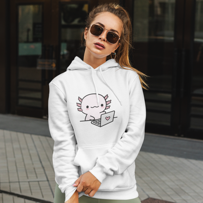 Hoodie Ajolote Trabajando Xo The Monster