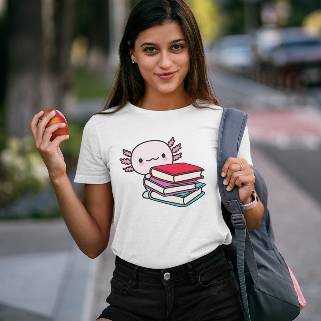 Playera Ajolote Lector Xo The Monster