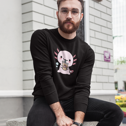 Sudadera Ajolote Bebiendo Xo The Monster