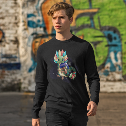 Sudadera Ajolotito Niña Y Quetzalcoatl Mirari Chan