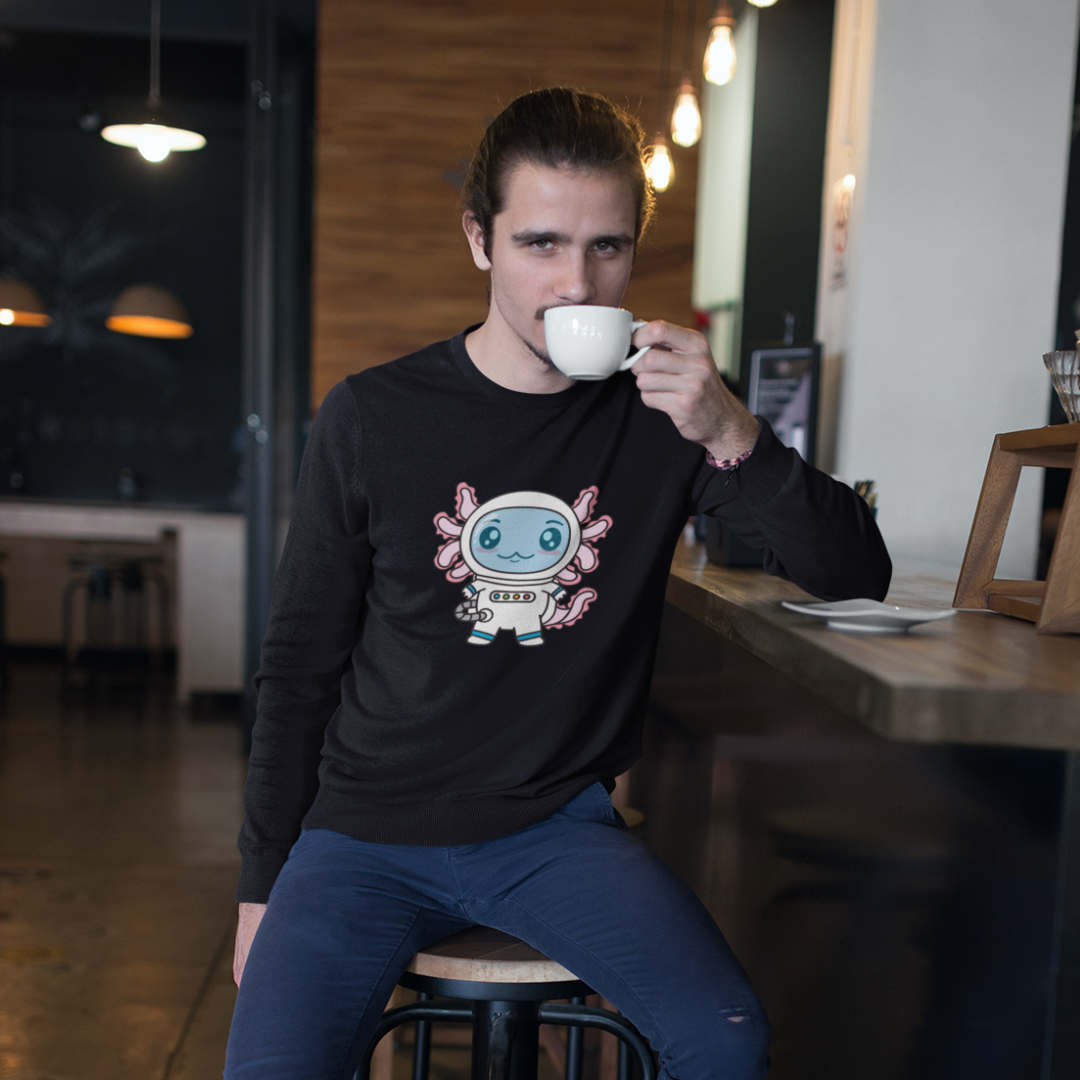 Sudadera Axolotzin Astronauta Ajolote Unisex