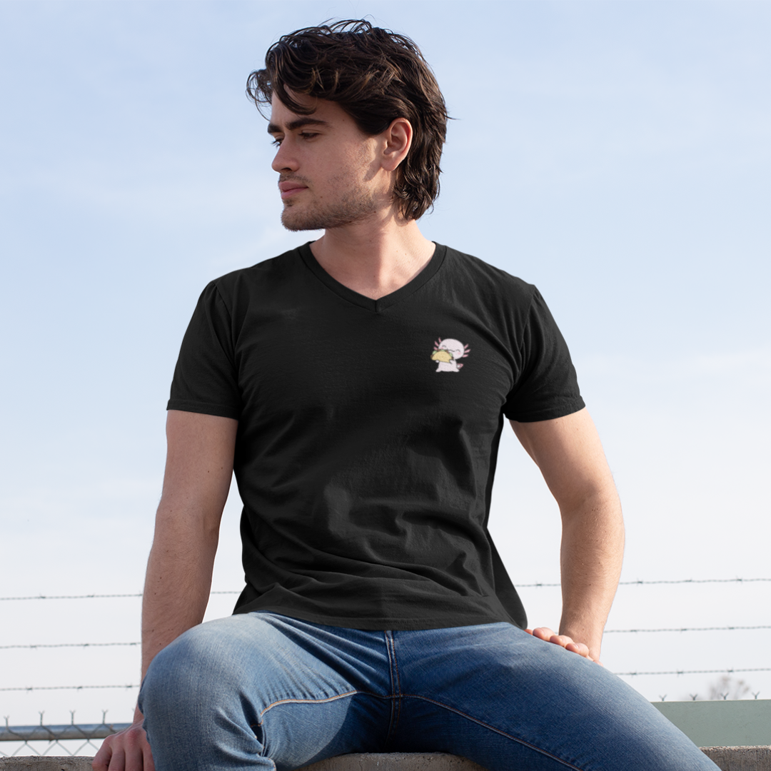 Playera "V" Ajolote Taco Xo The Monster