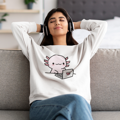 Sudadera Ajolote Trabajando Xo The Monster