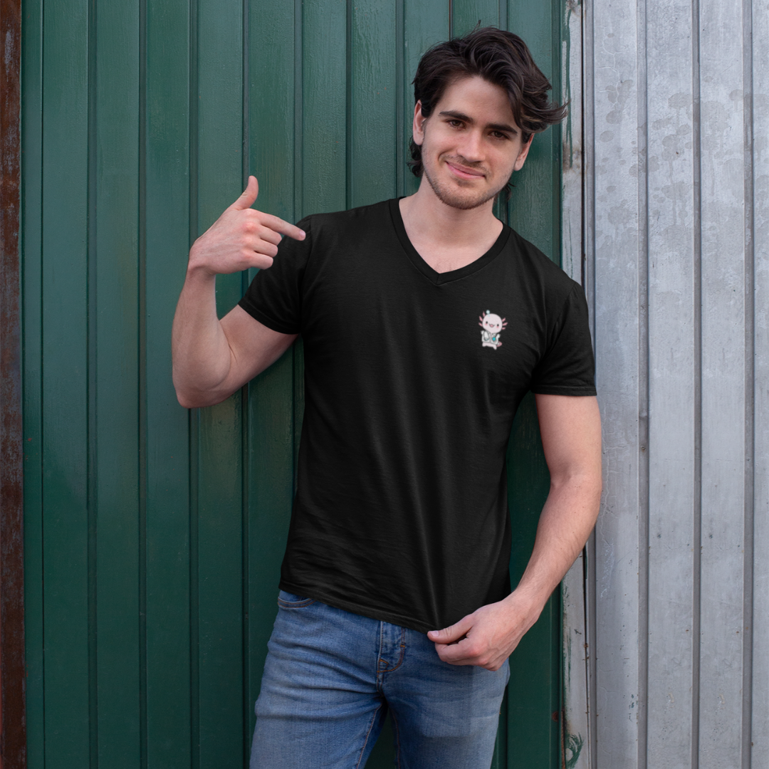 Playera "V" Ajolote Doctor Xo The Monster