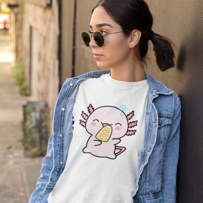 Playera Ajolote Comiendo Elote Con Chile Xo The Monster