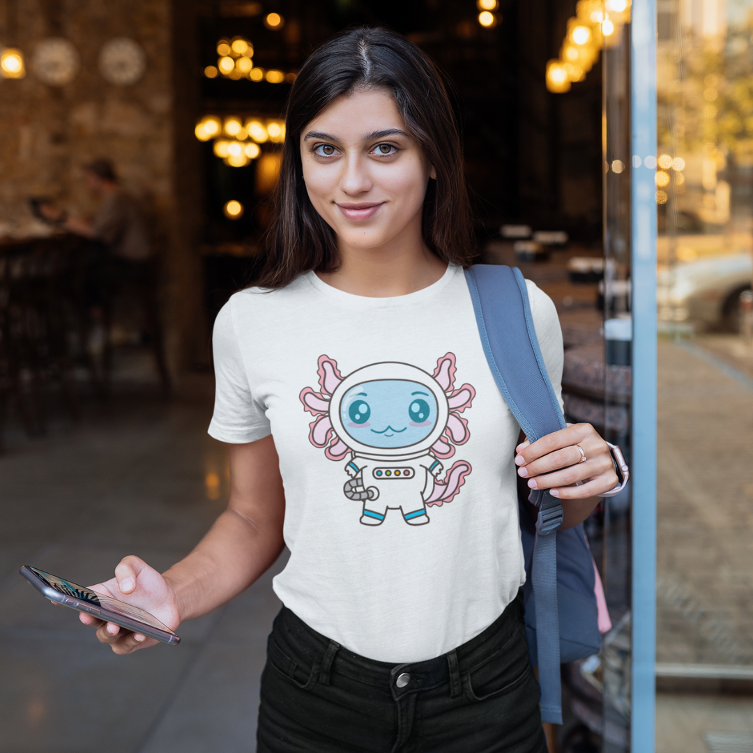 Playera Axolotzin Astronauta Ajolote