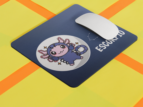 Mousepad Axolotzin Horóscopos Escorpio Ajolote Vers. 2