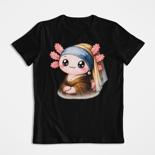 Playera Ajolotito Perla Rosa