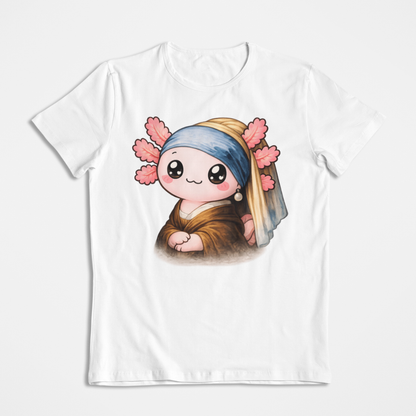 Playera Ajolotito Perla Rosa