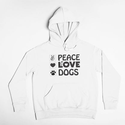 Hoodie Dog Peace Love