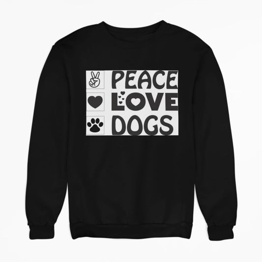 Sudadera Dog Peace Love