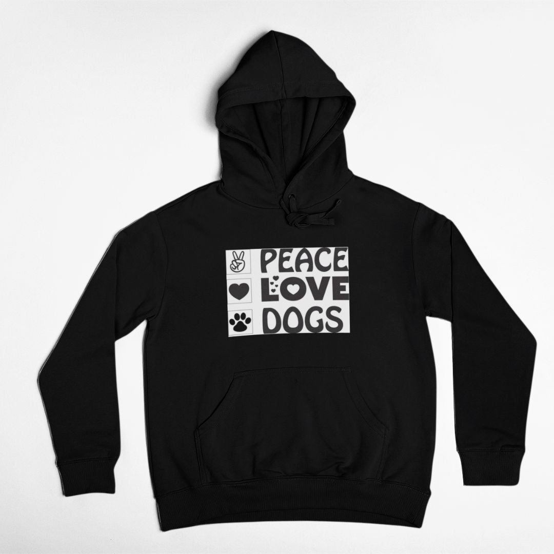 Hoodie Dog Peace Love