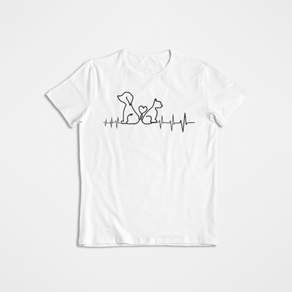 Playera Dog Cat Love