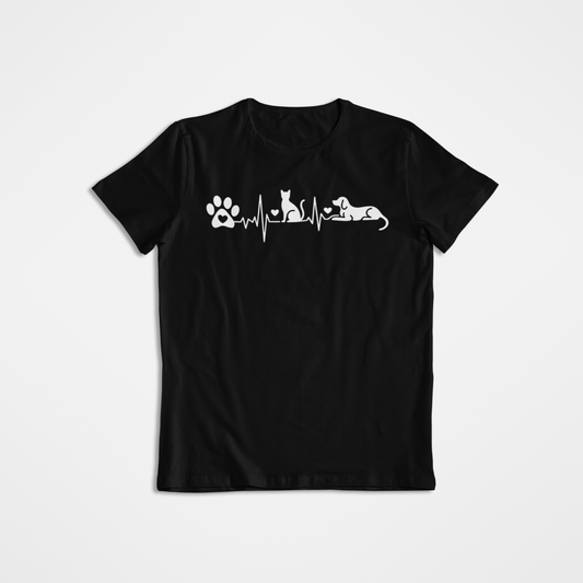Playera Dog Cat Vida