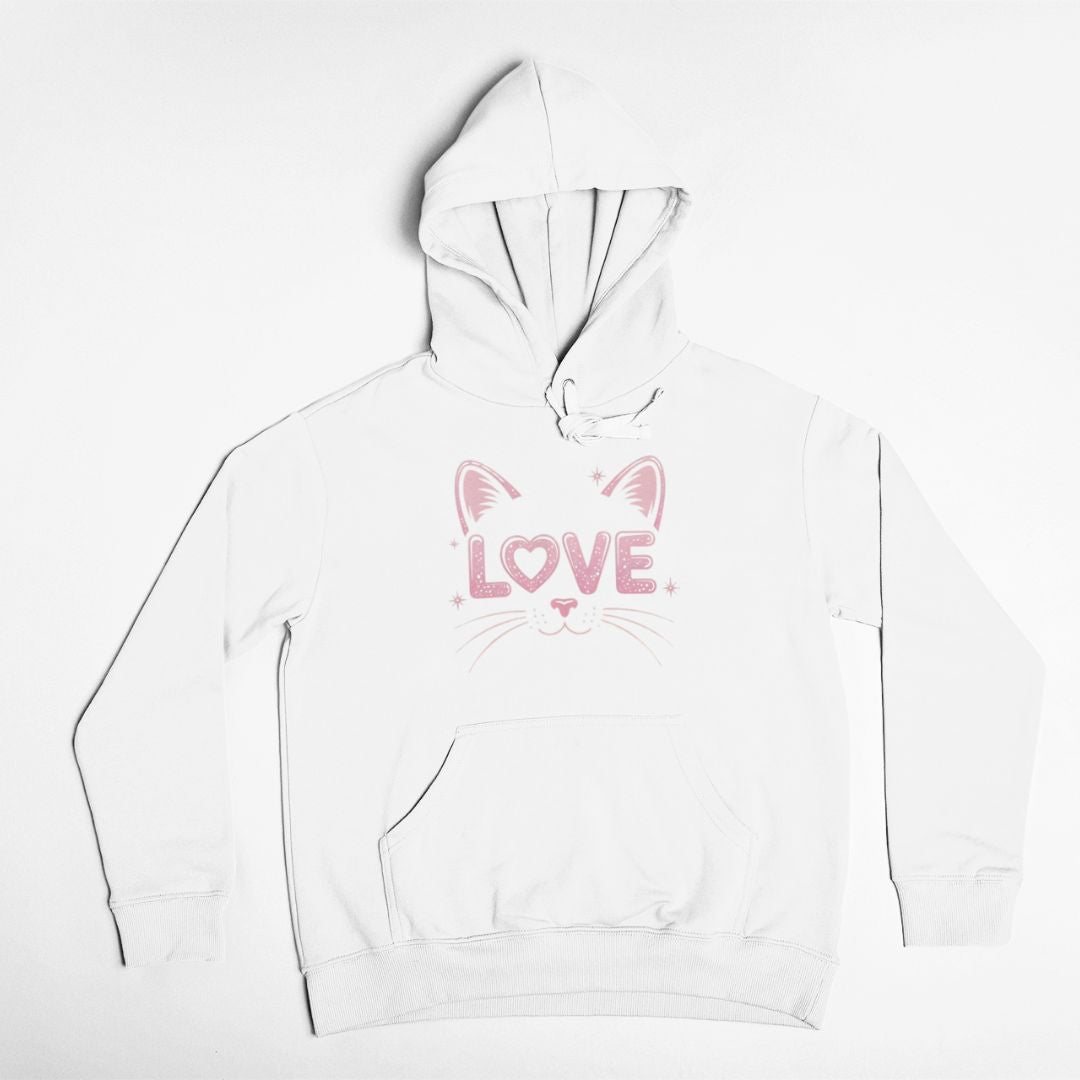 Hoodie Cat Love
