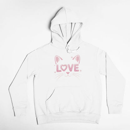 Hoodie Cat Love