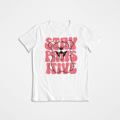 Playera Dog Stay Pawsitive