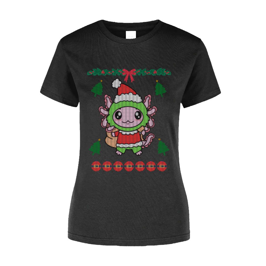 Ugly Playera Axolotzin Grinch Esferas