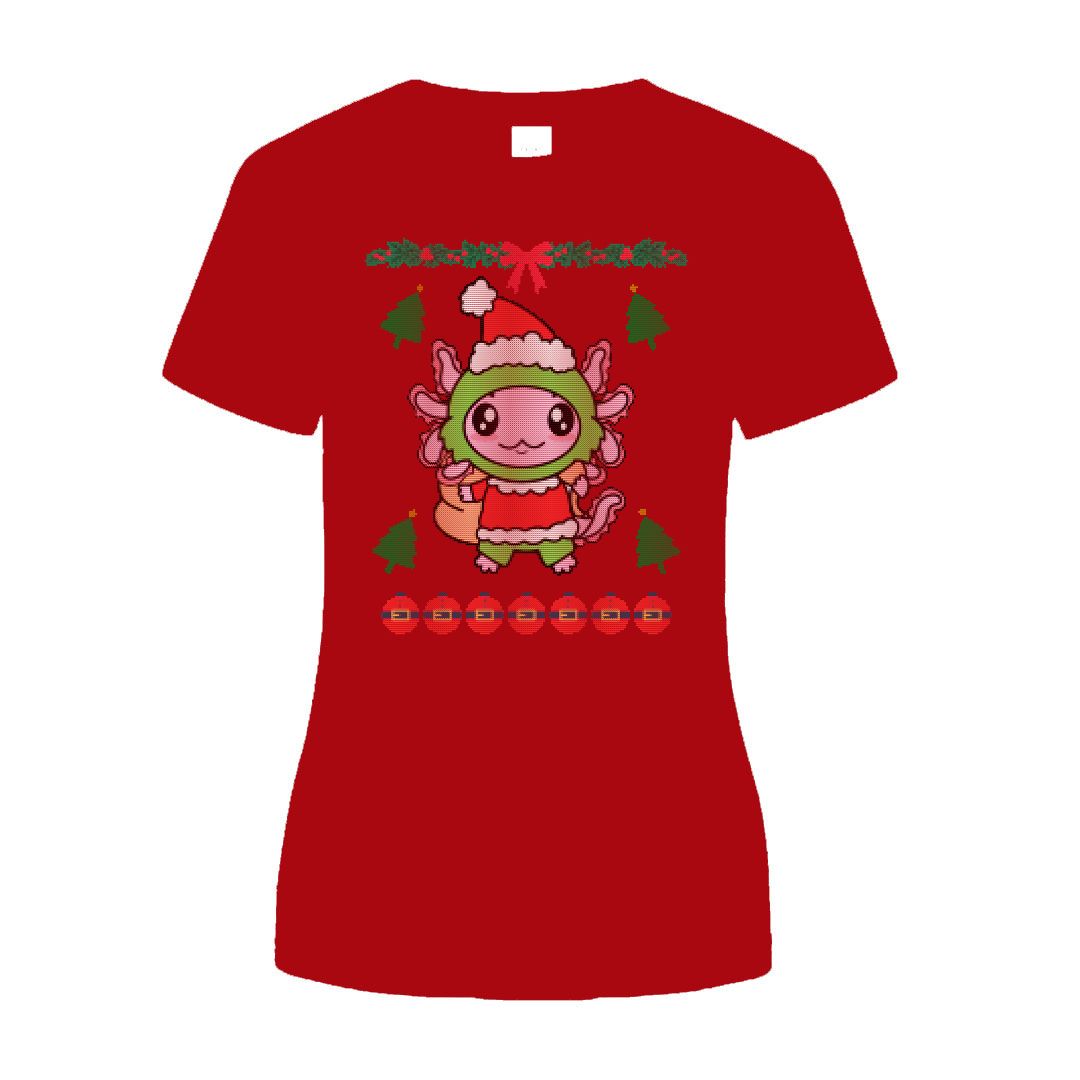 Ugly Playera Axolotzin Grinch Esferas