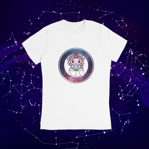 Playera Axolotzin Horoscopos Galaxy Adivino Ajolote Adulto E Infantil