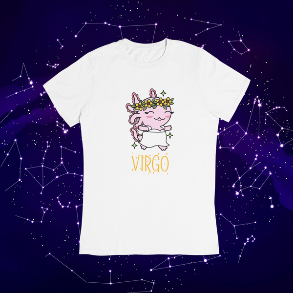 Playera Axolotzin Horoscopos Nombre Virgo Ajolote Adulto E Infantil