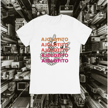 Playera Urbana Letras Axolotzin Corazón Ajolotito Ajolote