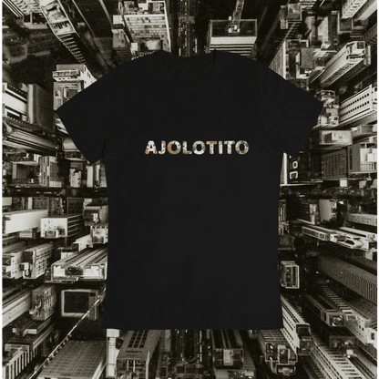 Playera Urbana Letras Ajolotito Ajolote