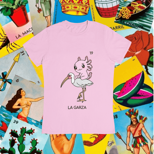 Playera Axoloteria La Garza Ajolote
