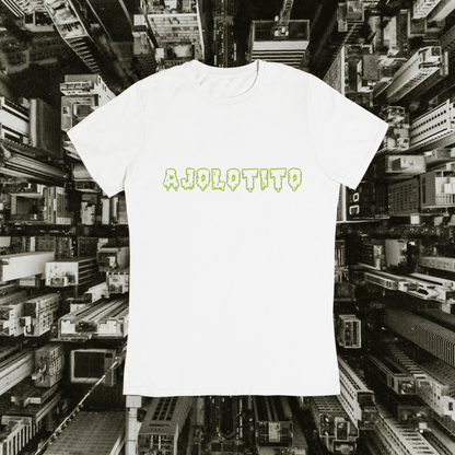 Playera Urbana Letras Ajolotito 2 Ajolote